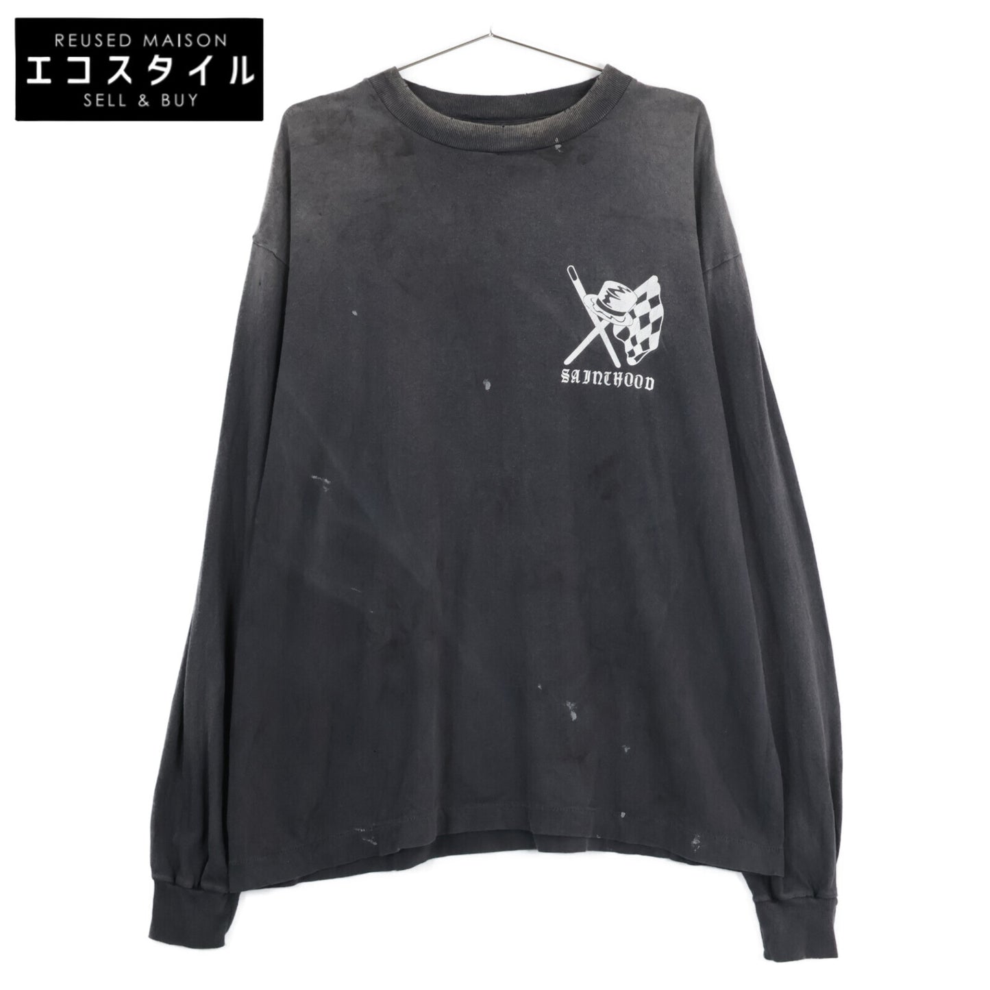 SAINT MICHAEL セントマイケル 25SS ×ネイバーフッド　SM-HR8-0000-C72 STHD . LS TEE SPEED KILLS トップス M