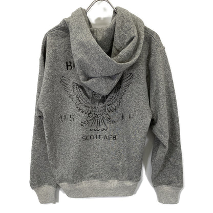 AVIREX アヴィレックス 25AW 783-5231008 ｸﾞﾚｰ ｳﾞｨﾝﾃｰｼﾞ ｼﾞｯﾌﾟｱｯﾌﾟ ﾌｰﾃﾞｨ トップス M