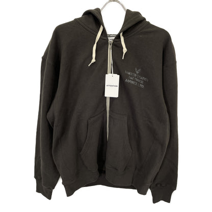 AVIREX アヴィレックス 25AW 783-5231008 ﾌﾞﾗｯｸ ｳﾞｨﾝﾃｰｼﾞ ｼﾞｯﾌﾟｱｯﾌﾟ ﾌｰﾃﾞｨ トップス XL