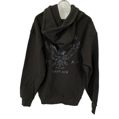 AVIREX アヴィレックス 25AW 783-5231008 ﾌﾞﾗｯｸ ｳﾞｨﾝﾃｰｼﾞ ｼﾞｯﾌﾟｱｯﾌﾟ ﾌｰﾃﾞｨ トップス XL