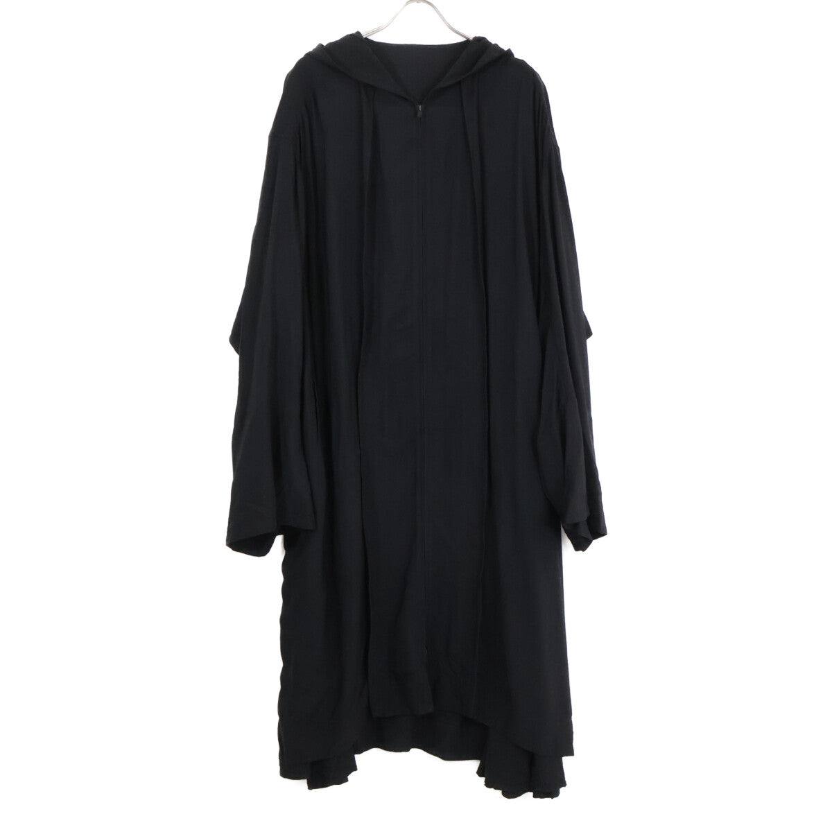 Yohji Yamamoto ヨウジヤマモト 【22AW】FE-D62-200 TWILL PLACKET PLUSH DRESS ジップアップ フーディ ワンピース 2