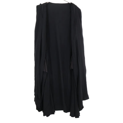 Yohji Yamamoto ヨウジヤマモト 【22AW】FE-D62-200 TWILL PLACKET PLUSH DRESS ジップアップ フーディ ワンピース 2