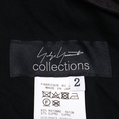 Yohji Yamamoto ヨウジヤマモト 【22AW】FE-D62-200 TWILL PLACKET PLUSH DRESS ジップアップ フーディ ワンピース 2