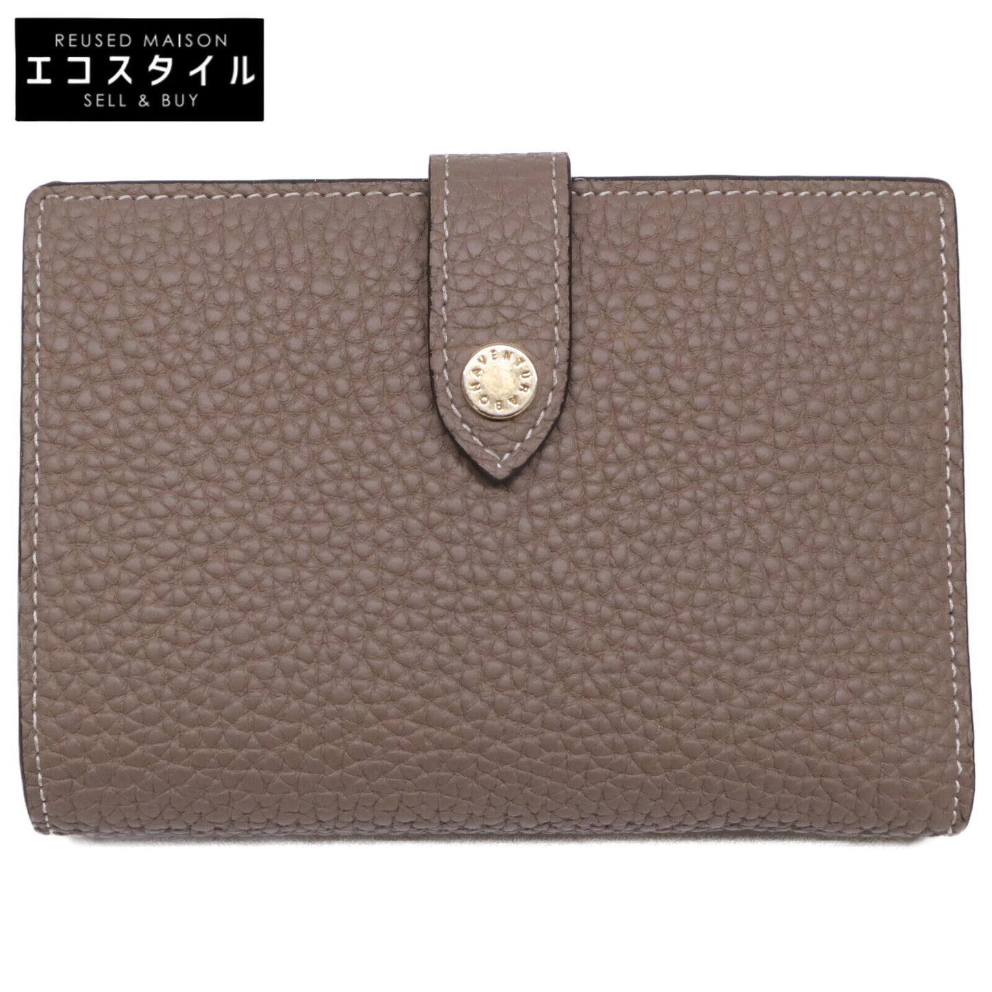 BONAVENTURA ボナベンチュラ BWAT31R-ETYE ベルテッド マルチ ミディアム ウォレット シュリンクレザー 二つ折り財布（小銭入れあり）