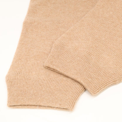 CELINE セリーヌ 2A20Z402P ｳｰﾙ×ｷｬﾒﾙ ﾌｰﾄﾞ付きﾆｯﾄﾊﾟｰｶｰ トップス M