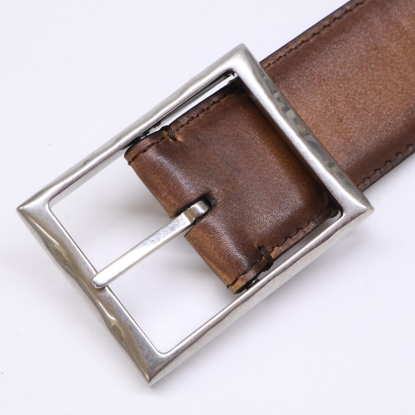 berluti ベルルッティ 【新品同様】クラシック リバーシブル ヴェネチア カーフレザー スクリット パティーヌ ベルト 75 30