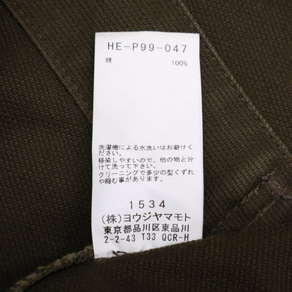 BLACK Scandal Yohji Yamamoto ブラックスキャンダルヨウジヤマモト 22AW HE-P99-047 ｶｰｷ ﾜｲﾄﾞﾊﾟﾝﾂ ボトムス 2
