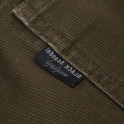 BLACK Scandal Yohji Yamamoto ブラックスキャンダルヨウジヤマモト 22AW HE-P99-047 ｶｰｷ ﾜｲﾄﾞﾊﾟﾝﾂ ボトムス 2