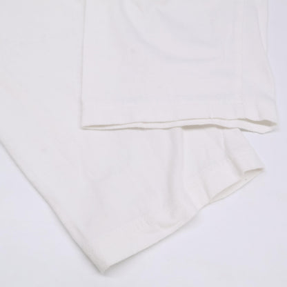 Yohji Yamamoto POUR HOMME ヨウジヤマモトプールオム HP-T65-993 ﾎﾜｲﾄ ｼﾝｸﾞﾙｼﾞｬｰｼﾞｰﾌﾟﾘﾝﾄﾛﾝｸﾞｽﾘｰﾌﾞ ｶｯﾄｿｰ トップス 3