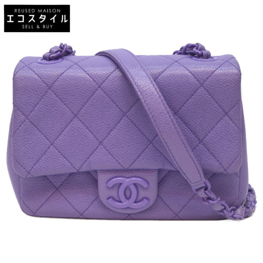 CHANEL シャネル 29番 AS1784 ｷｬﾋﾞｱ ﾊﾟｰﾌﾟﾙ ﾐﾆﾏﾄﾗｯｾ ﾐﾆﾌﾗｯﾌﾟ ｼｮﾙﾀﾞｰﾊﾞｯｸﾞ ショルダーバッグ