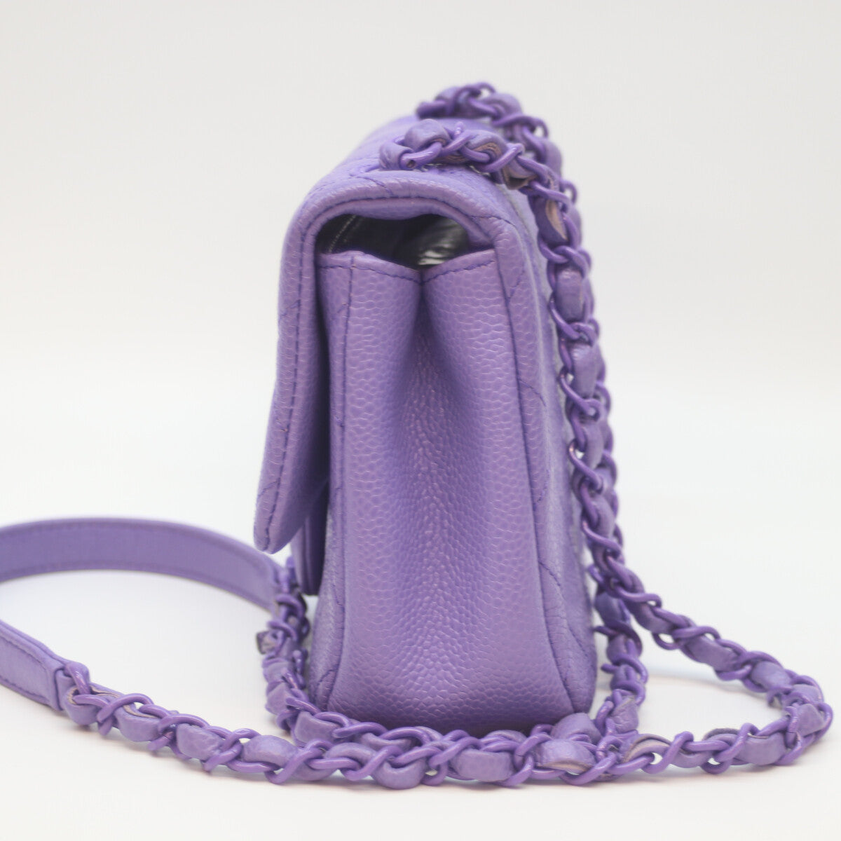 CHANEL シャネル 29番 AS1784 ｷｬﾋﾞｱ ﾊﾟｰﾌﾟﾙ ﾐﾆﾏﾄﾗｯｾ ﾐﾆﾌﾗｯﾌﾟ ｼｮﾙﾀﾞｰﾊﾞｯｸﾞ ショルダーバッグ