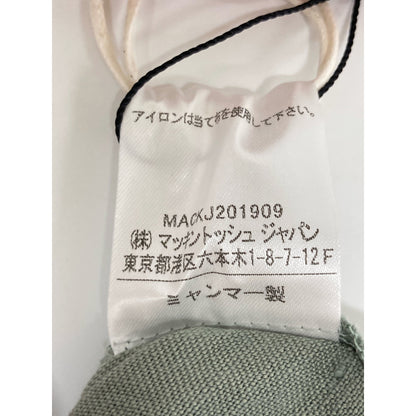 TRADITIONAL WEATHERWEAR トラディショナルウェザーウェア グリーン × IENA別注 WAIST BELT LONG SHIRT リネン レーヨン ベルテッド ロング シャツ ワンピース ワンピース S