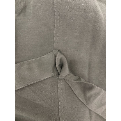 TRADITIONAL WEATHERWEAR トラディショナルウェザーウェア グリーン × IENA別注 WAIST BELT LONG SHIRT リネン レーヨン ベルテッド ロング シャツ ワンピース ワンピース S