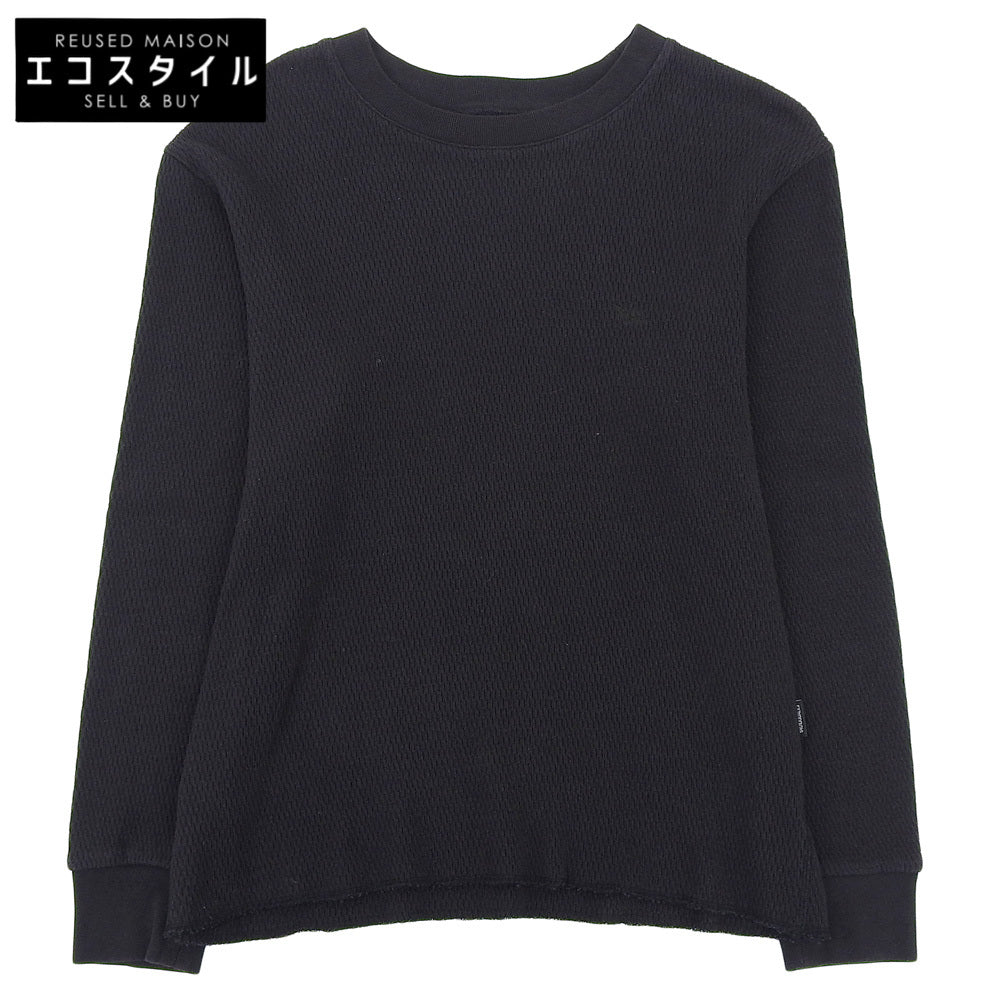 1piu1uguale3 ウノピゥウノウグァーレトレ L/S CREW-NECK トップス メンズ ブラック 4 MRT297 トップス 40