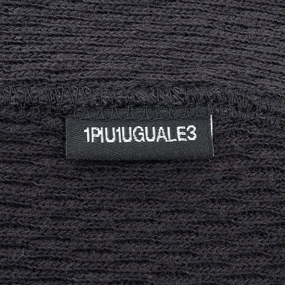 1piu1uguale3 ウノピゥウノウグァーレトレ L/S CREW-NECK トップス メンズ ブラック 4 MRT297 トップス 40