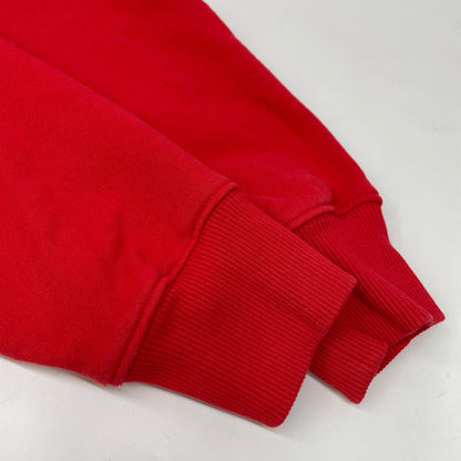 DIESEL ディーゼル レッド S-MACS-HOOD-MEGOVAL ビッグロゴ プルオーバーフーディ トップス S