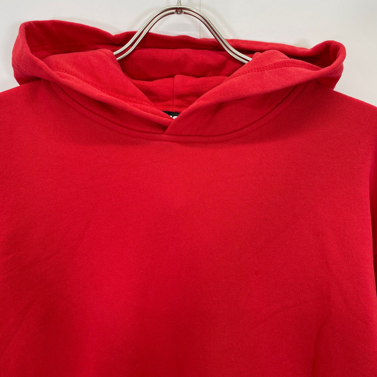 DIESEL ディーゼル レッド S-MACS-HOOD-MEGOVAL ビッグロゴ プルオーバーフーディ トップス S