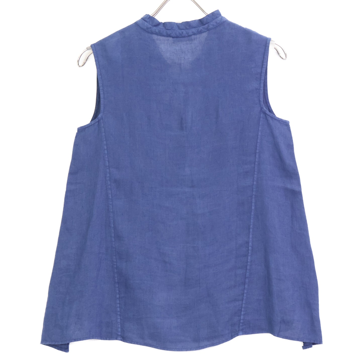 BAGUTTA バグッタ ﾌﾞﾙｰ ﾘﾈﾝ ×高橋ﾘﾀ LEVANTET ﾉｰｽﾘｰﾌﾞ ﾌﾞﾗｳｽ トップス XS