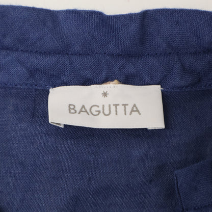 BAGUTTA バグッタ ﾌﾞﾙｰ ﾘﾈﾝ ×高橋ﾘﾀ LEVANTET ﾉｰｽﾘｰﾌﾞ ﾌﾞﾗｳｽ トップス XS