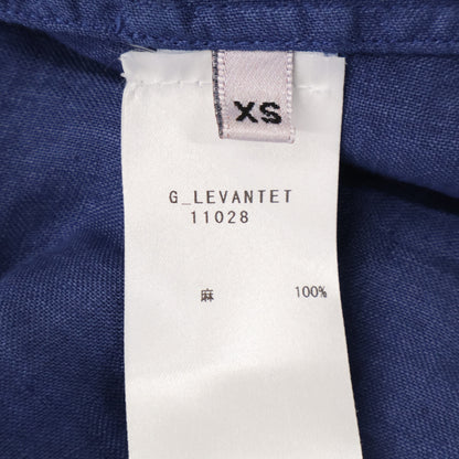 BAGUTTA バグッタ ﾌﾞﾙｰ ﾘﾈﾝ ×高橋ﾘﾀ LEVANTET ﾉｰｽﾘｰﾌﾞ ﾌﾞﾗｳｽ トップス XS