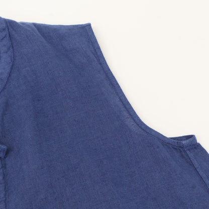 BAGUTTA バグッタ ﾌﾞﾙｰ ﾘﾈﾝ ×高橋ﾘﾀ LEVANTET ﾉｰｽﾘｰﾌﾞ ﾌﾞﾗｳｽ トップス XS