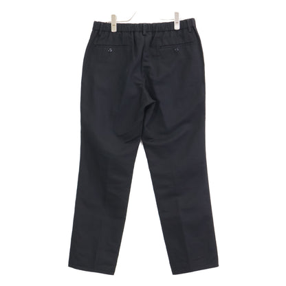 TOMORROWLAND トゥモローランド 22SS ﾌﾞﾗｯｸ 61042104007 ｺｯﾄﾝﾘﾈﾝ ﾁﾉﾊﾟﾝﾂ ボトムス S