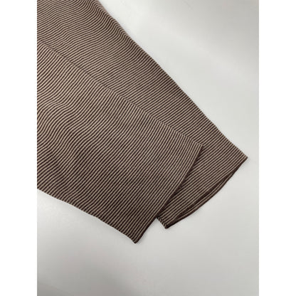 BATONER バトナー ブラウン ボーダー カーディガン BN-23FM-004 トップス 2