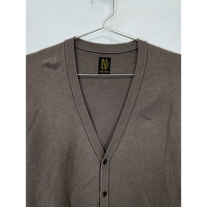 BATONER バトナー ブラウン ボーダー カーディガン BN-23FM-004 トップス 2