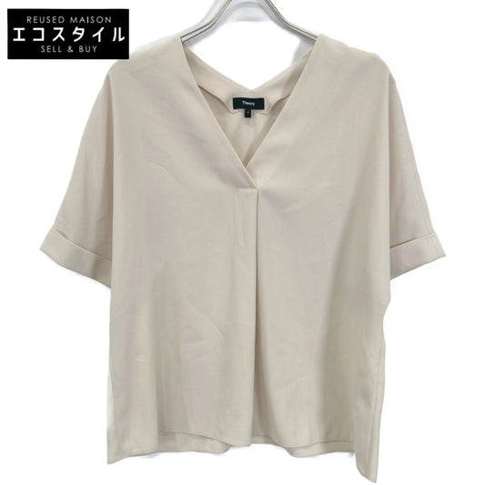 Theory セオリー 24SS ﾍﾞｰｼﾞｭ 4108224 Prime GGT Matara N トップス S