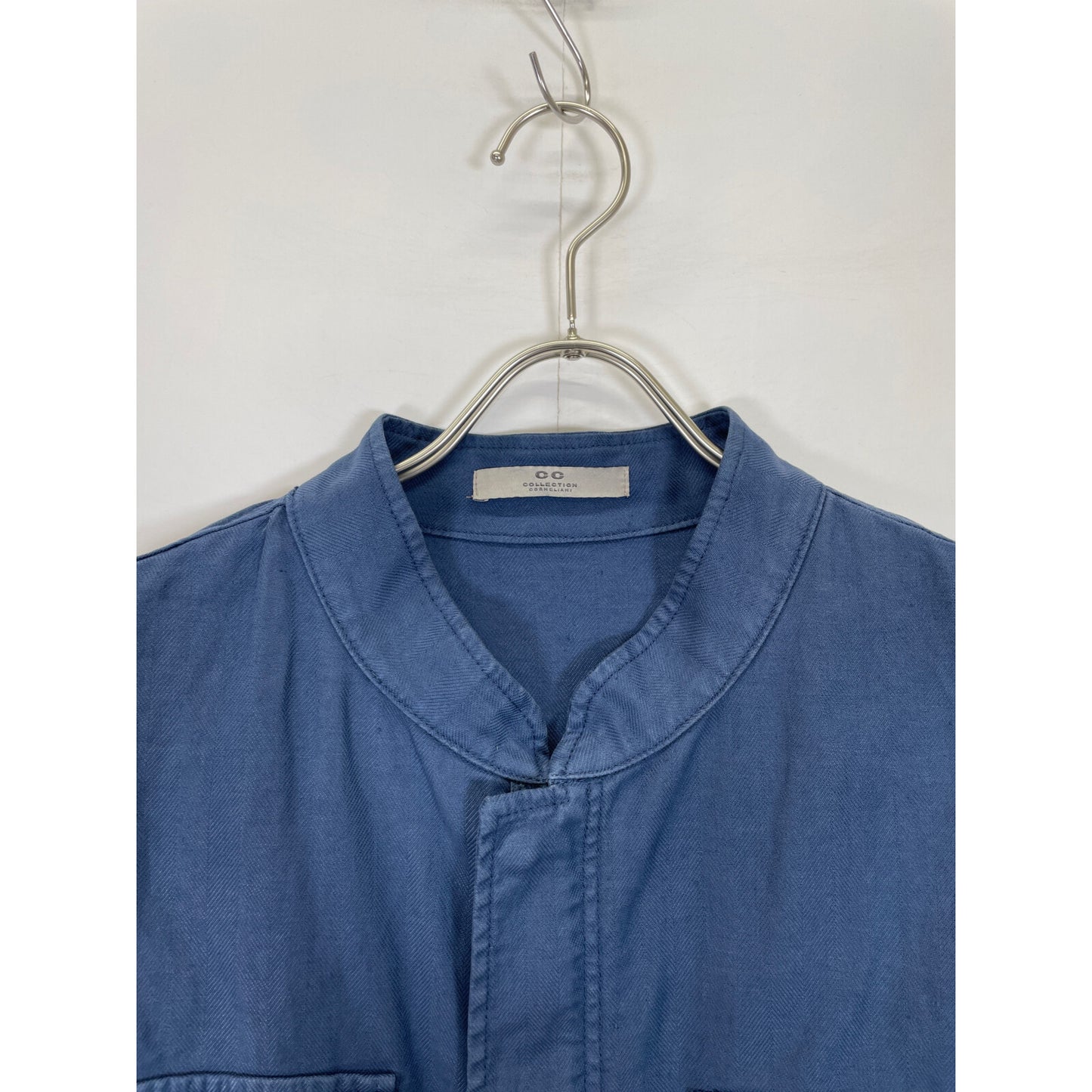 CORNELIANI コルネリアーニ CC COLLECTION CORNELIANI シーシーコレクションコルネリアーニ ブルー コットンリネン RESCA52 フィールドジャケット ジャケット 52