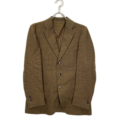 TOMORROWLAND PILGRIM トゥモローランドピルグリム ﾌﾞﾗｳﾝ ｻﾏｰﾂｲｰﾄﾞ 段返り3Bﾃｰﾗｰﾄﾞｼﾞｬｹｯﾄ ジャケット 46