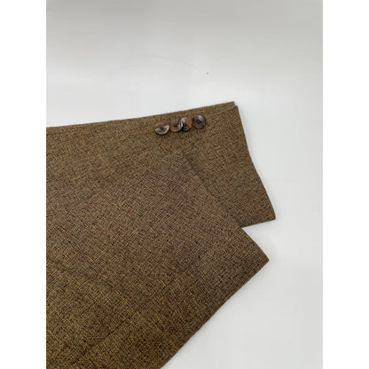 TOMORROWLAND PILGRIM トゥモローランドピルグリム ﾌﾞﾗｳﾝ ｻﾏｰﾂｲｰﾄﾞ 段返り3Bﾃｰﾗｰﾄﾞｼﾞｬｹｯﾄ ジャケット 46