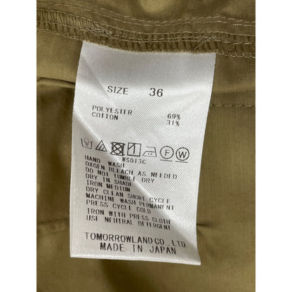 BACCA バッカ ｶｰｷ ｼｬｲﾆﾝｸﾞﾀｲﾌﾟﾗｲﾀｰ ﾊﾟｯﾁﾎﾟｹｯﾄﾊﾟﾝﾂ ボトムス 36