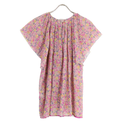 BLAMINK ブラミンク 7921-230-0072 コットンシルク M C/S FLW/P GATH NSL 花柄 ブラウス トップス 38