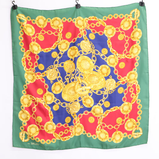 CELINE セリーヌ チェーンモチーフ スカーフ