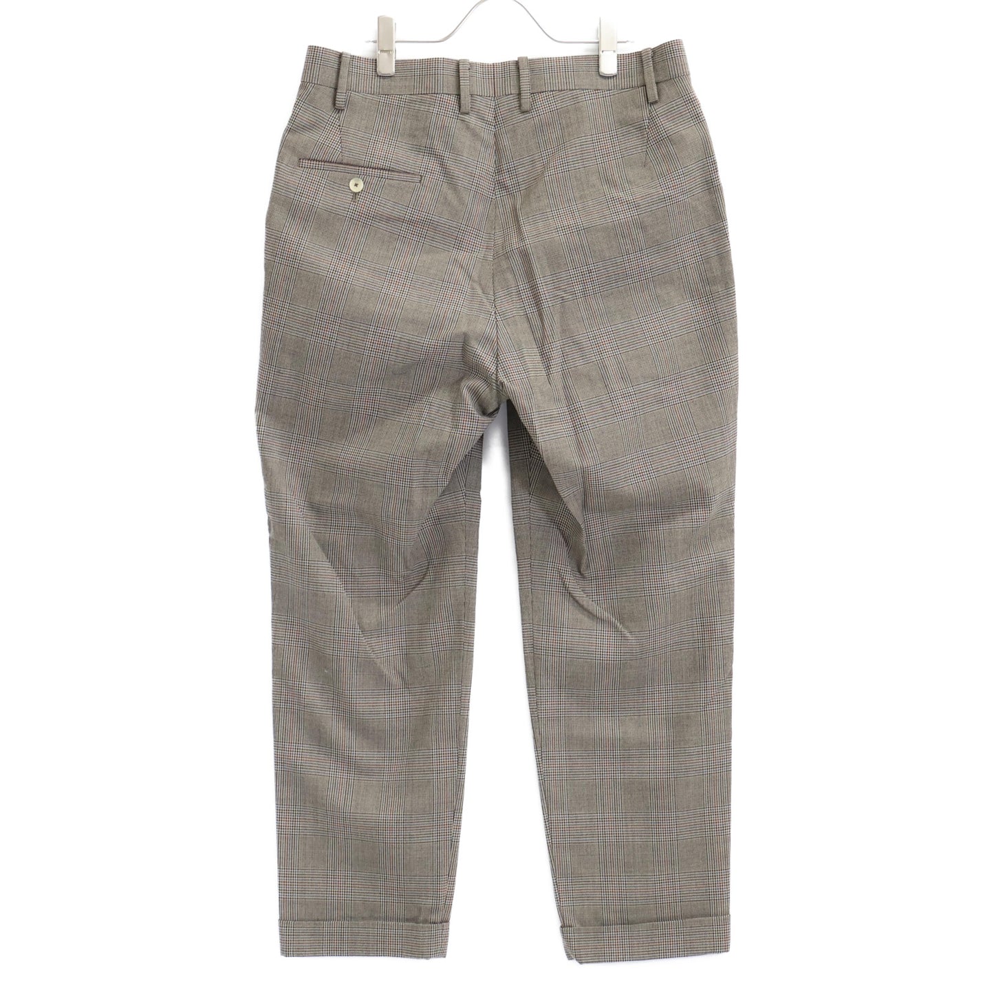 TOMORROWLAND トゥモローランド 【美品】elan vital 63-04-94-04503 グレンチェック ウール スラックス/ ボトムス 50