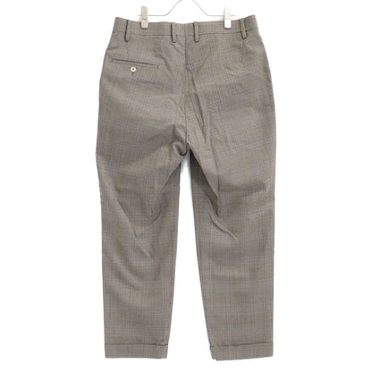 TOMORROWLAND トゥモローランド 【美品】elan vital 63-04-94-04503 グレンチェック ウール スラックス/ ボトムス 50