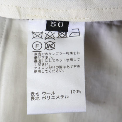 TOMORROWLAND トゥモローランド 【美品】elan vital 63-04-94-04503 グレンチェック ウール スラックス/ ボトムス 50