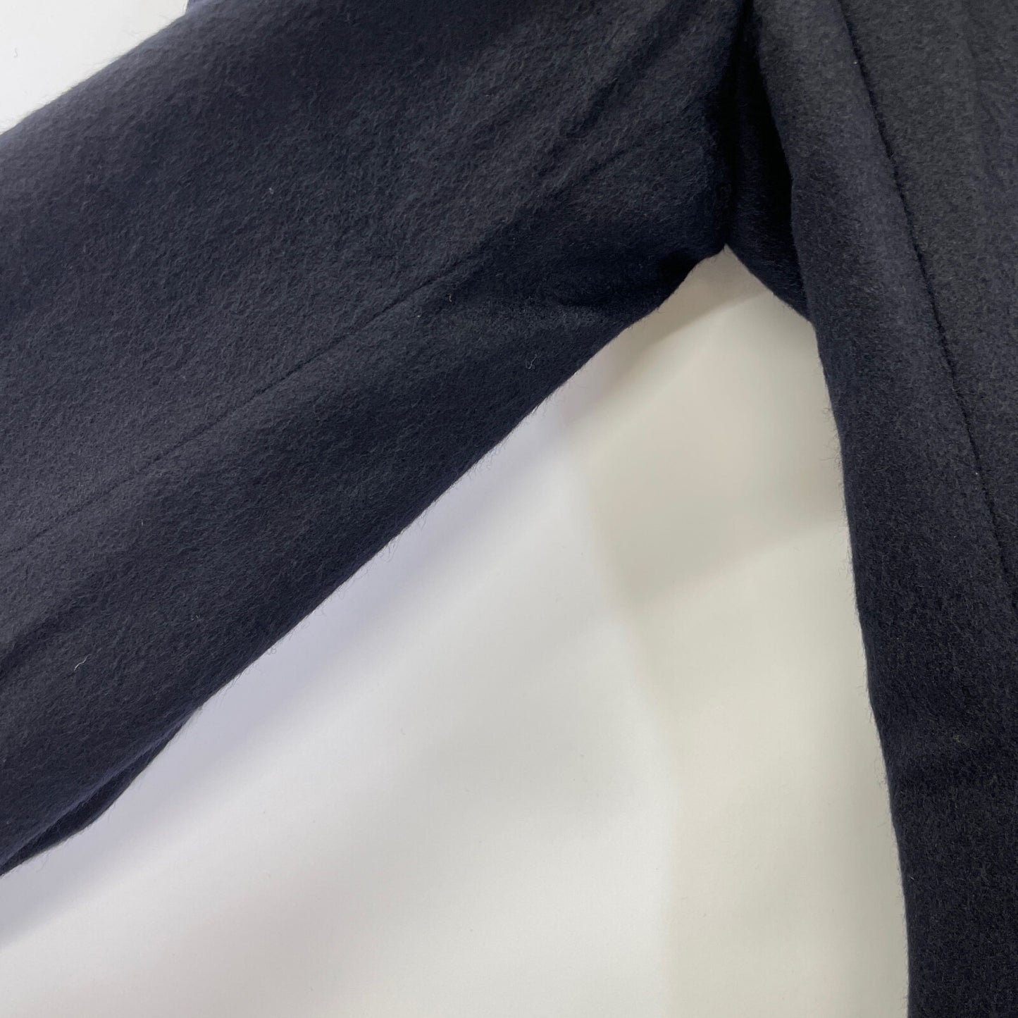 TRUSSARDI トラサルディ ネイビー×レッド エンブレム付き 金ボタン ウールカシミヤ ブレザー ジャケット 28/42