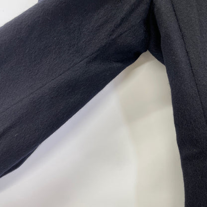 TRUSSARDI トラサルディ ネイビー×レッド エンブレム付き 金ボタン ウールカシミヤ ブレザー ジャケット 28/42