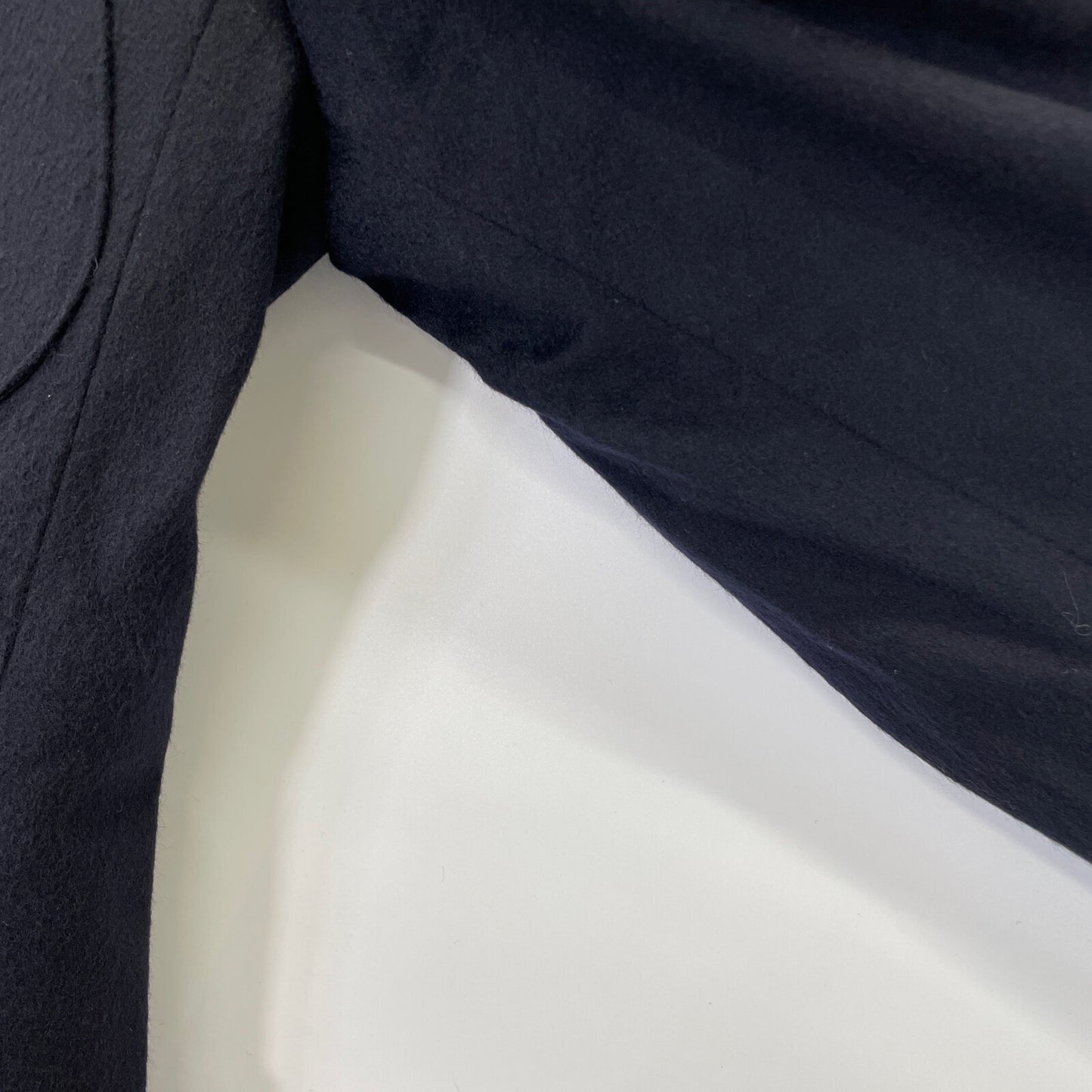 TRUSSARDI トラサルディ ネイビー×レッド エンブレム付き 金ボタン ウールカシミヤ ブレザー ジャケット 28/42