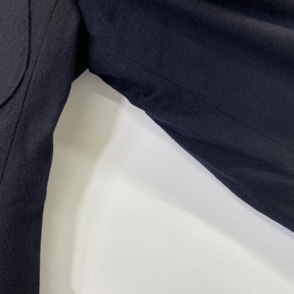 TRUSSARDI トラサルディ ネイビー×レッド エンブレム付き 金ボタン ウールカシミヤ ブレザー ジャケット 28/42