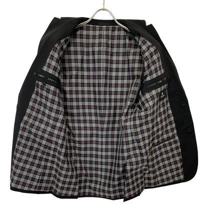 BLACK LABEL CRESTBRIDGE ブラックレーベルクレストブリッジ ﾌﾞﾗｯｸ 51D02-203-09 ｳｰﾙ混 ﾃｰﾗｰﾄﾞｼﾞｬｹｯﾄ ジャケット M