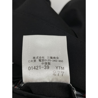 BLACK LABEL CRESTBRIDGE ブラックレーベルクレストブリッジ ﾌﾞﾗｯｸ 51D02-203-09 ｳｰﾙ混 ﾃｰﾗｰﾄﾞｼﾞｬｹｯﾄ ジャケット M