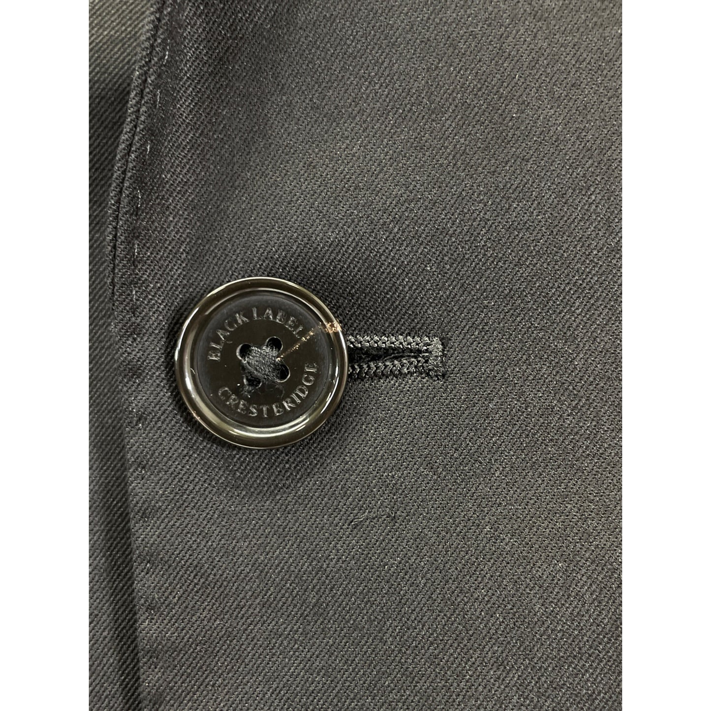 BLACK LABEL CRESTBRIDGE ブラックレーベルクレストブリッジ ﾌﾞﾗｯｸ 51D02-203-09 ｳｰﾙ混 ﾃｰﾗｰﾄﾞｼﾞｬｹｯﾄ ジャケット M