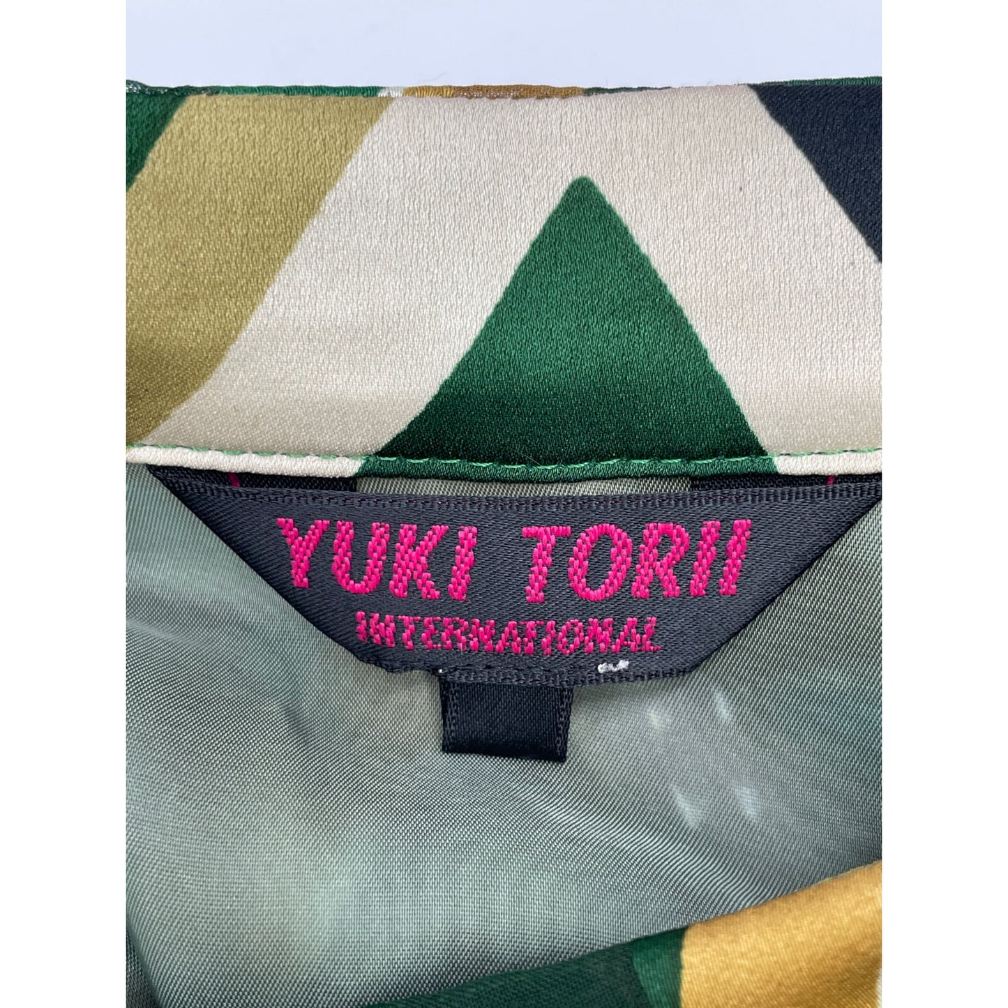 YUKITORII ユキトリイ ｸﾞﾘｰﾝ 27190407 ﾁｪｯｸ柄 ﾍﾞﾙﾄ付き ﾜﾝﾋﾟｰｽ ワンピース 38