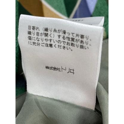 YUKITORII ユキトリイ ｸﾞﾘｰﾝ 27190407 ﾁｪｯｸ柄 ﾍﾞﾙﾄ付き ﾜﾝﾋﾟｰｽ ワンピース 38