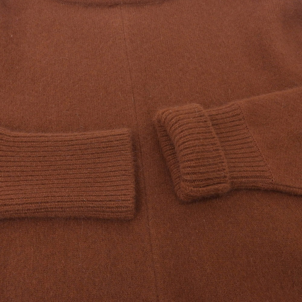 DES PRES デプレ 新品同様 DES PRÉS ウール ブルーフォックス ビルドネックプルオーバー トップス レディース ブラウン系 S トップス S