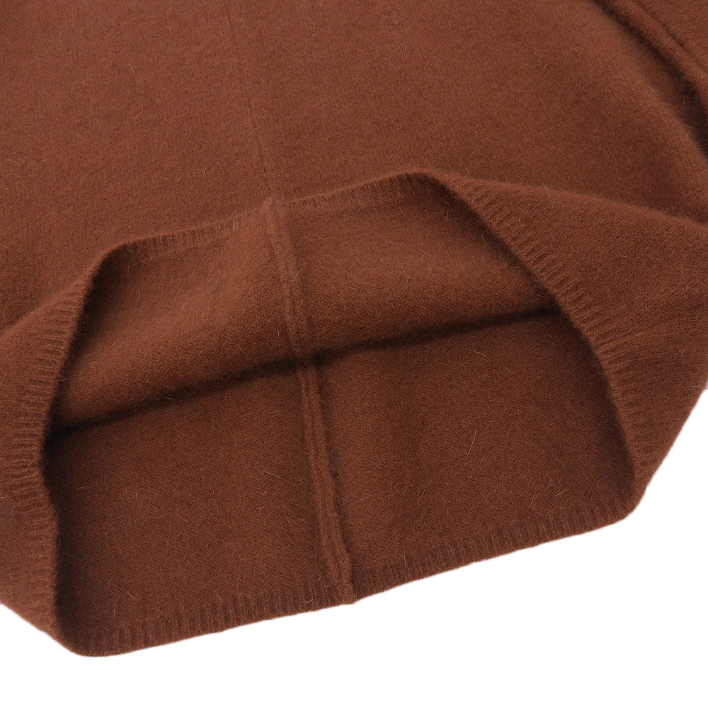 DES PRES デプレ 新品同様 DES PRÉS ウール ブルーフォックス ビルドネックプルオーバー トップス レディース ブラウン系 S トップス S