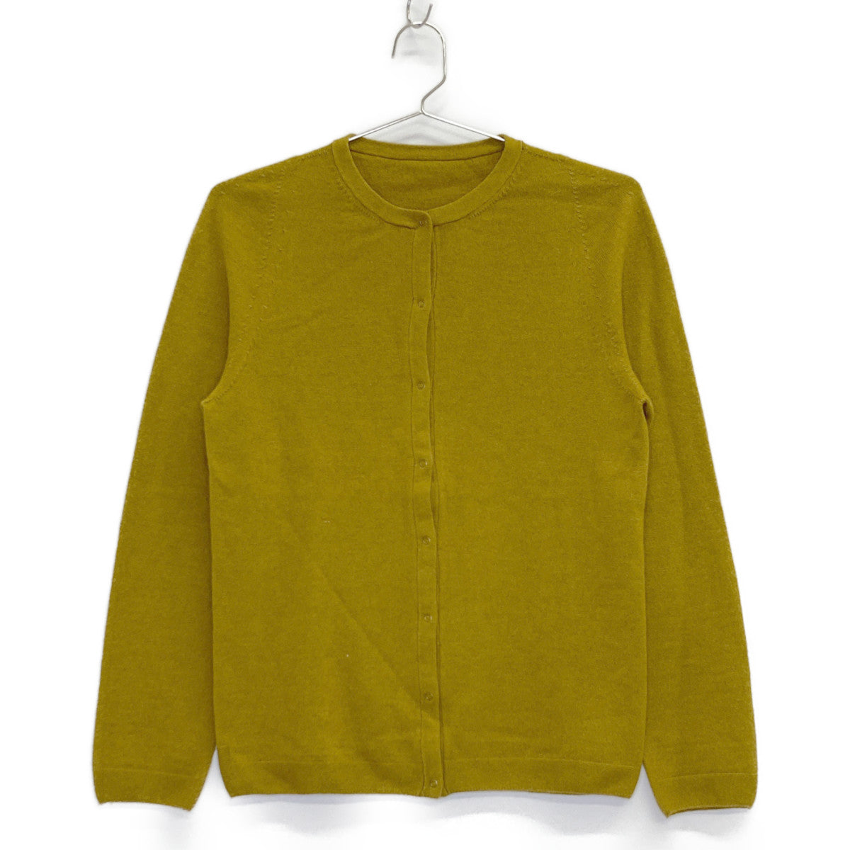 YURI+PARK ユリパーク マスタード ウール・カシミヤ・シルク JOULE-WO カーディガン トップス 表記なし